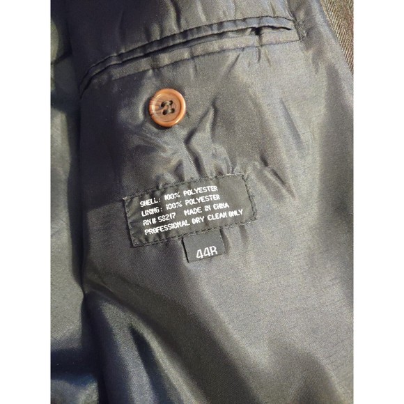 Di Palma Blazer Jacket Size 44R Brown Multicolor Stripes - Picture 8 of 9